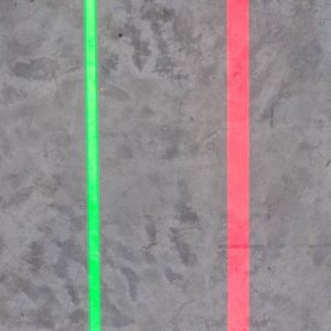 proyector láser en verde o rojo