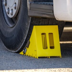 Calzos inalámbricos seguridad carga y descarga en los almacenes