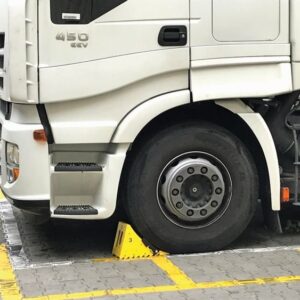 bloqueo de rueda de camión con calzo inalámbrico ISTOP